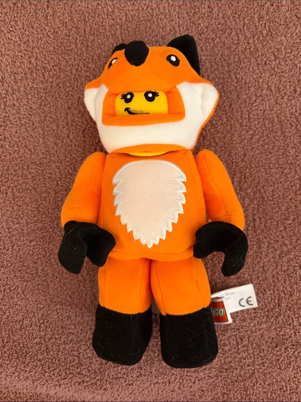 Lego Orange Fox Plush Minifigure Costume